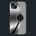 title_seo2 Purpurina Monogramado de plata metálica y diamante<br><div class="desc">Tonos plateados brillante diseño metálico,  acero inoxidable con purpurina de diamantes blancos. Personalizado y monograma opcional con acentos negros. Como todos los diseños en zazzle,  esto no es purpurina real o acabado metálico,  sino sólo una imagen.</div>