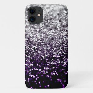 Funda Para iPhone 11 Purpurina negro negro negro negro oscuro #1 #brill