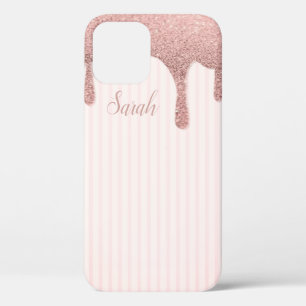 Funda Para iPhone 12 Purpurina rosa de moda de Guay