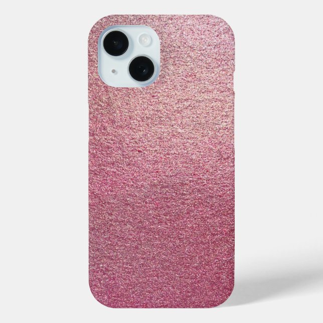 Funda De Case-Mate Para iPhone Purpurina Rosa Gold (Reverso )