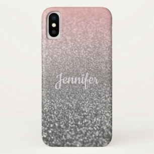 Funda Para iPhone X Purpurina Secuencia brillante personalizada símil