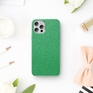 Funda Para iPhone 11 Purpurina verde, espárrago, fondo Purpurina