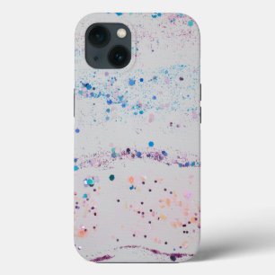 Funda Para iPhone 13 Purpurina Waves Glam 1 (Purpurina falso)