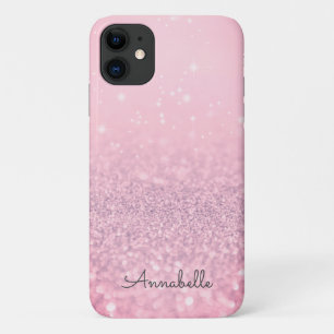Funda Para iPhone 11 Purpurinas mágicos rosados