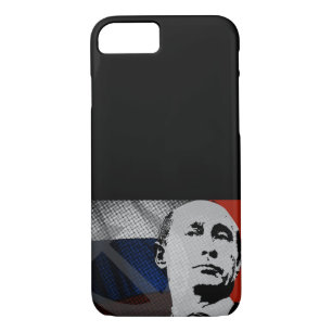 Funda Para iPhone 8/7 Putin con bandera rusa