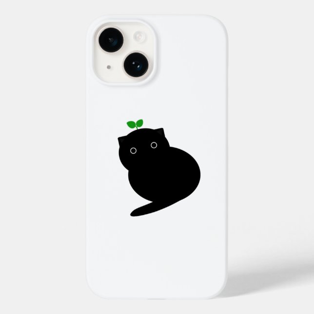 Funda De Case-Mate Para iPhone Q Cat (Reverso )