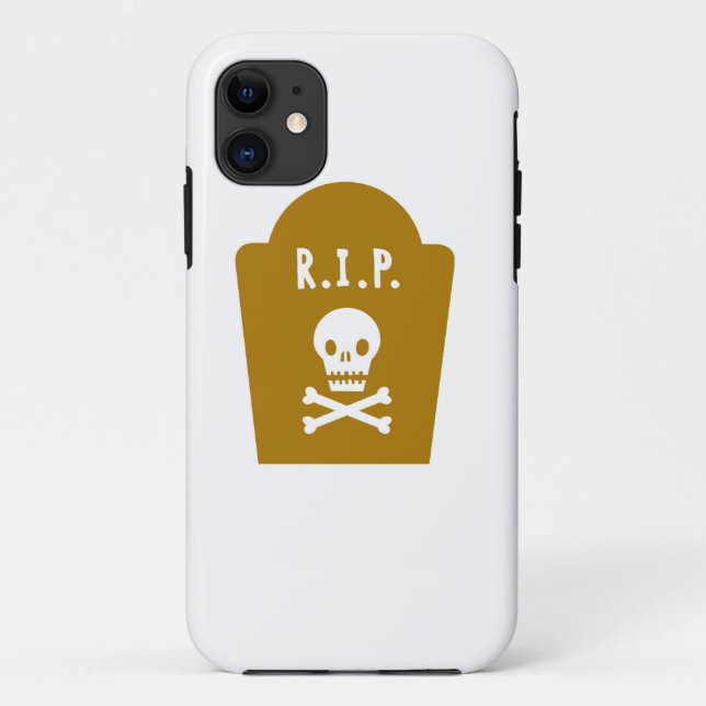 Funda De Case-Mate Para iPhone QEPD Skull (Reverso)