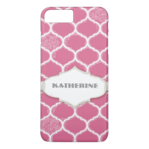 Funda Para iPhone 8 Plus/7 Plus Quatrefoil Marroquí Trellis Estilo Anticuado Despe