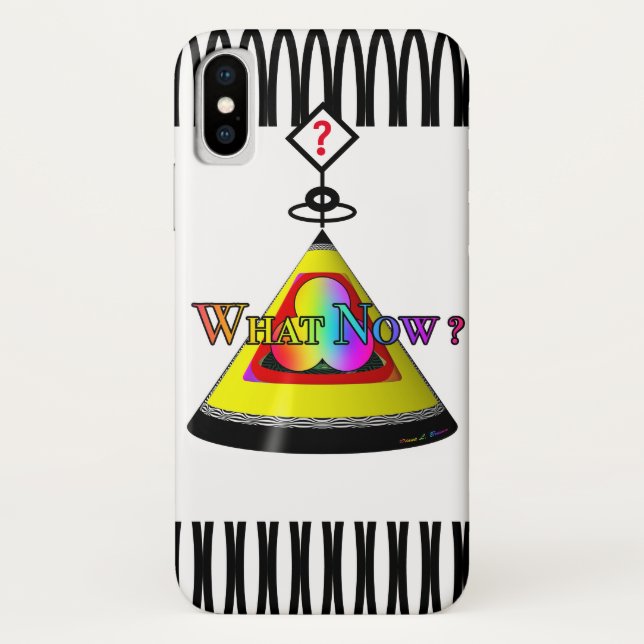FUNDA DE Case-Mate PARA iPhone ¿QUÉ AHORA? (Reverso)