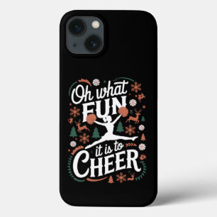Funda Para iPhone 13 Qué divertido es animar feas porristas de Navidad
