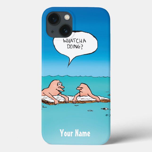 Funda De Case-Mate Para iPhone ¿Qué está haciendo? Personalizado Shipwreck (Reverso)