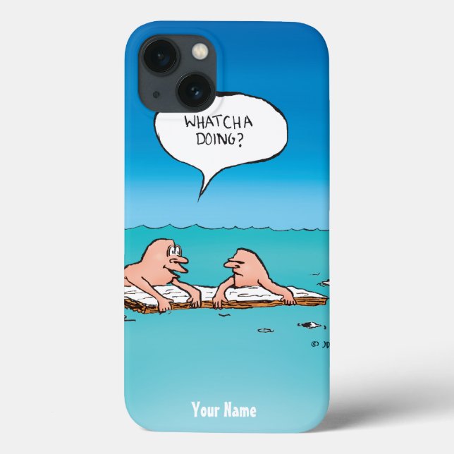 Funda De Case-Mate Para iPhone ¿Qué está haciendo? Personalizado Shipwreck (Reverso)