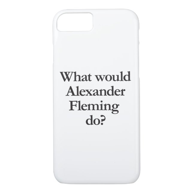 Funda De Case-Mate Para iPhone qué haría alexander fleming (Reverso)