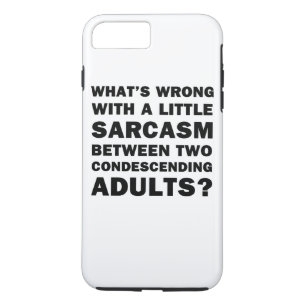 Funda Para iPhone 8 Plus/7 Plus ¿Qué hay de malo con un poco de sarcasmo?