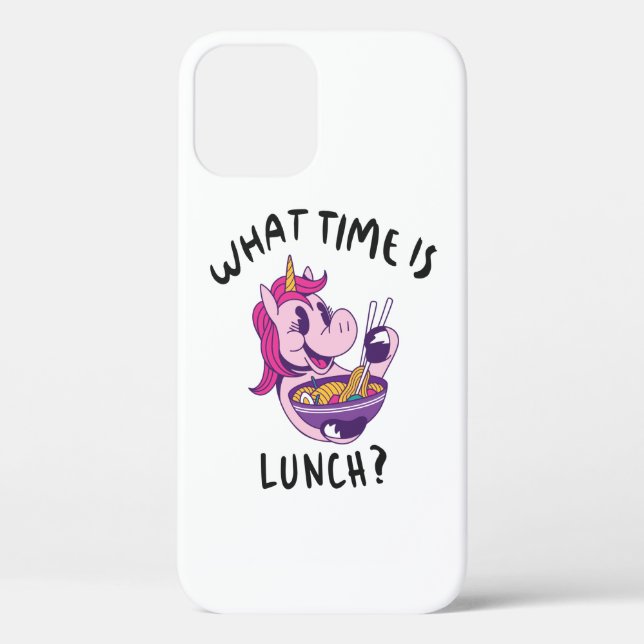 Funda De Case-Mate Para iPhone ¿Qué hora es el almuerzo (Reverso )