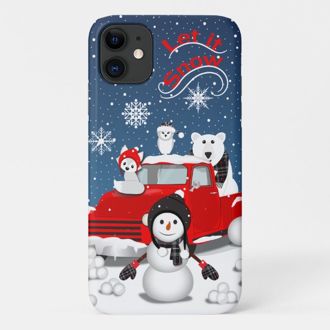 Funda De Case-Mate Para iPhone Que La Nieve (Reverso)