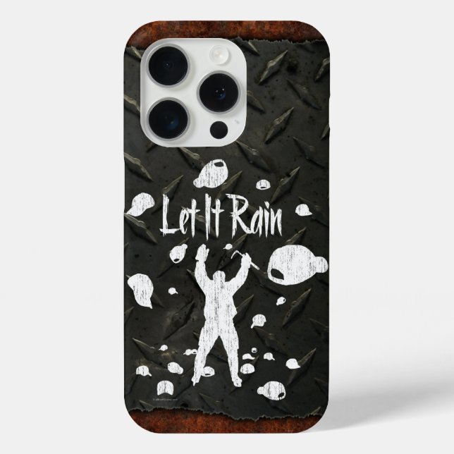 Funda De Case-Mate Para iPhone Que llueva (hockey) (Reverso )
