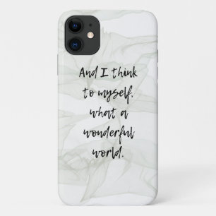 Funda Para iPhone 11 Qué mundo maravilloso