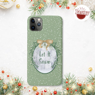 Funda Para iPhone 11 Pro Max Que Nieve Navidades