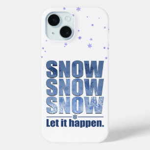 Funda Para iPhone 15 Que ocurra la nieve