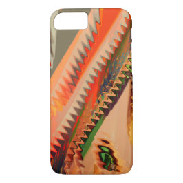 Funda Para iPhone 8/7 Quebra de cores com zigue zague ou efeito onda