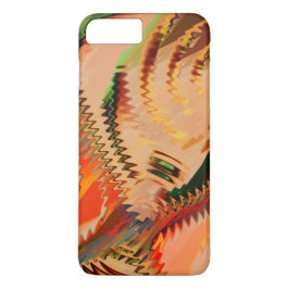 Funda Para iPhone 8 Plus/7 Plus Quebra de cores com zigue zague ou efeito onda