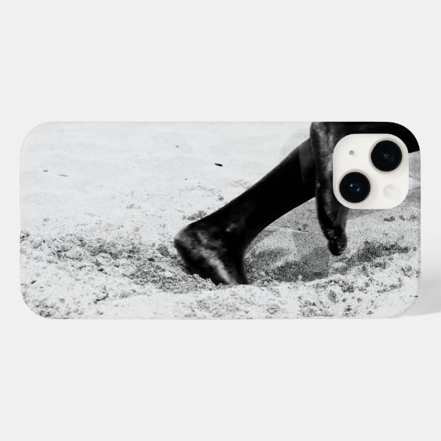 Funda De Case-Mate Para iPhone quedándose sin arena (Reverso  (Hotizontal))