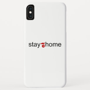 Funda Para iPhone XS Max Quédate en casa