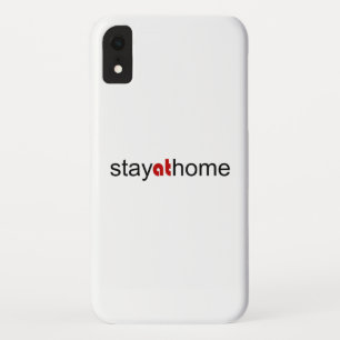 Funda Para iPhone XR Quédate en casa