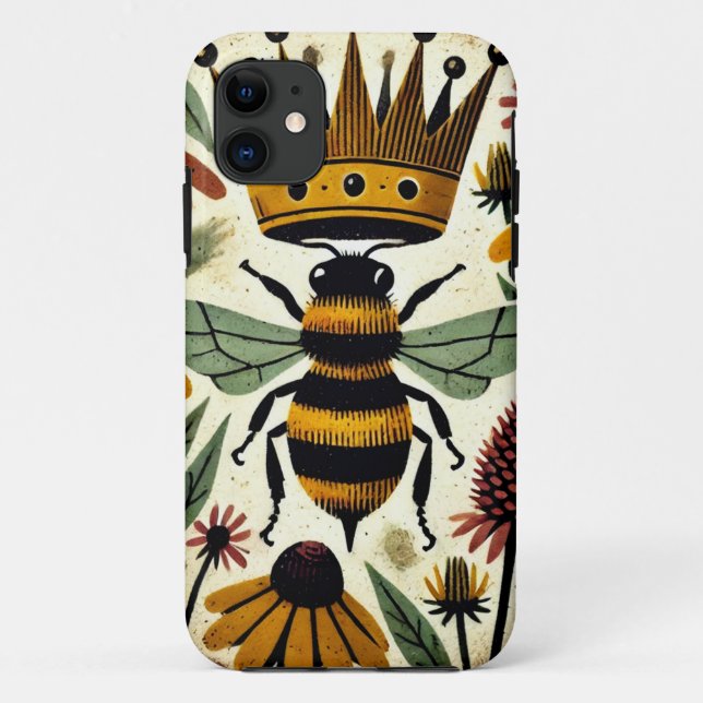 Funda De Case-Mate Para iPhone Queen Bee (Reverso)