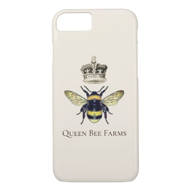 Funda De Case-Mate Para iPhone Queen Bee Farms (Reverso)