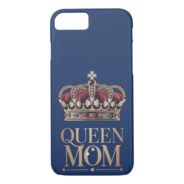 Funda De Case-Mate Para iPhone Queen Mom Crown (Reverso)