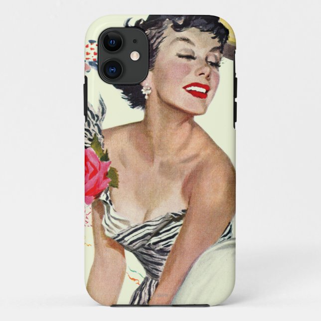 Funda De Case-Mate Para iPhone Quiero a un hombre (Reverso)