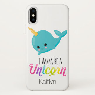 title_seo2 Quiero ser Funda-Funda de iPhone X de Unicorn 4