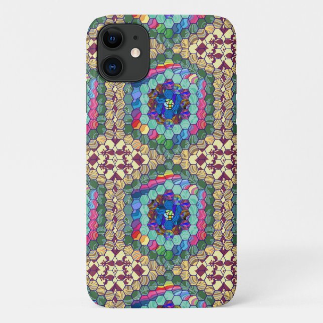 Funda De Case-Mate Para iPhone Quilt casero (Reverso)