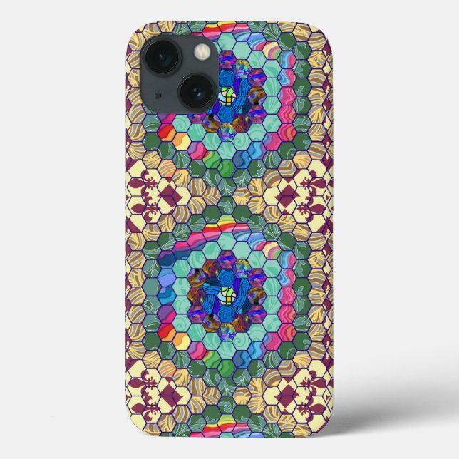 Funda De Case-Mate Para iPhone Quilt casero (Reverso)