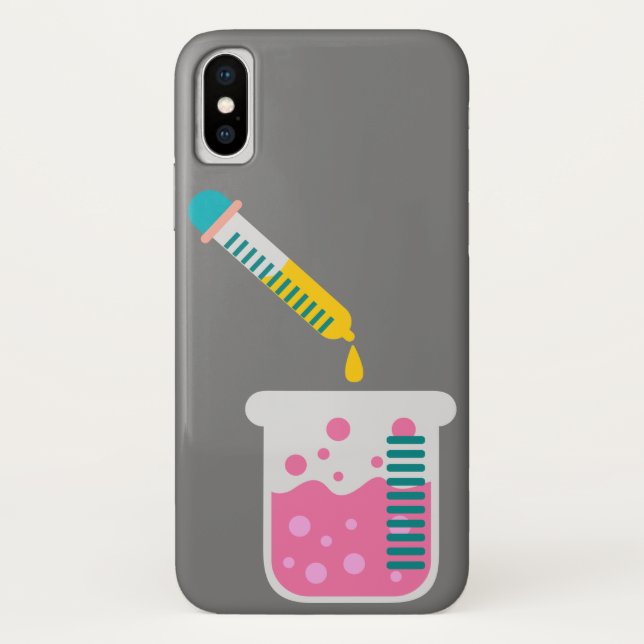 Funda De Case-Mate Para iPhone Química científica lindo equipo de ciencia (Reverso)