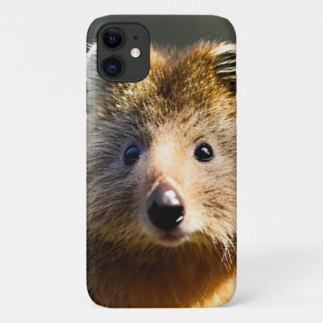 Funda De Case-Mate Para iPhone Quintin El Ginger Quokka, (Reverso)
