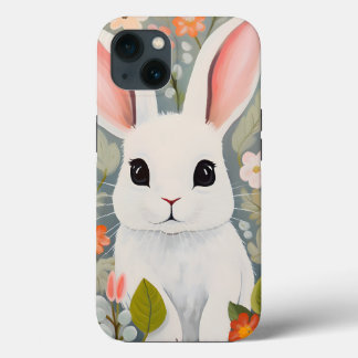 Funda Para iPhone 13 Rabbit Adorable