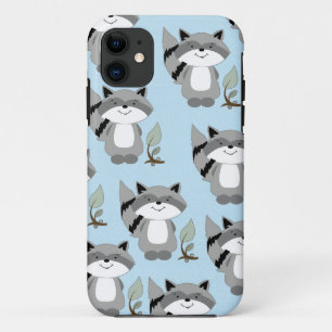 Raccoons Woodland iPhone 5 Casemate Funda (Azul)