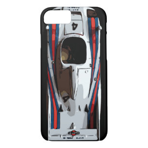Funda Para iPhone 8/7 RACE CAR - rojo, blanco, azul