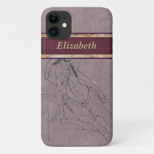 Funda Para iPhone 11 Racer de barril (Mauve)