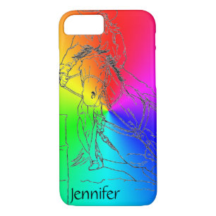 Funda Para iPhone 8/7 Racer II de barril arcoiris