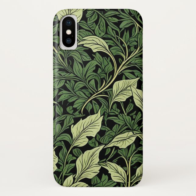 Funda De Case-Mate Para iPhone Racimo de Vides en Tonos de Verde (Reverso)