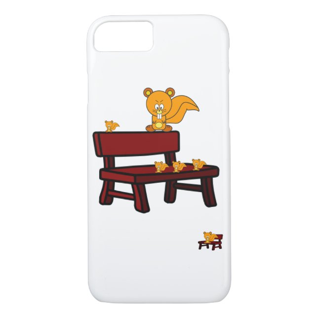 Funda De Case-Mate Para iPhone Racoon de casos IPhone (Reverso)