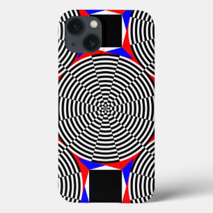 Funda Para iPhone 13 Radiación blanca y negra por Kenneth Yoncich