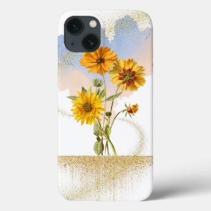 Funda Para iPhone 13 Radiación dorada