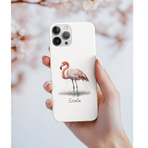 Funda Para iPhone 11 Radiancia de Flamenco: Arte de Acuarela personaliz