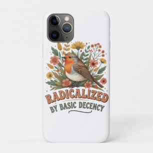 Funda Para iPhone 11 Pro Radicalizado por la decencia básica Vintage Inspir