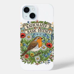Funda Para iPhone 15 Radicalizado por la estética del arte de aves de l